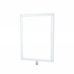 Lawrence® Sign Holder for Post and Rope Barrier, RP-SHA4L-1P, Queueway, Lawrence, Tensator.