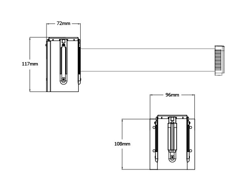 tensabarrier-heavy-duty-retractable-wall-mounted-barrier Tensabarrier® Heavy Duty Retractable Wall Mounted Barrier