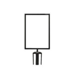 Tensabarrier® Sign Holder for Retractable Barrier A4 Portrait, Available in Landscape and Portait in A3 Or A4, TB-SHA3L-33S, Queueway, Tensator.