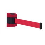 Tensabarrier Midi Wall Unit in Red with Red Webbing